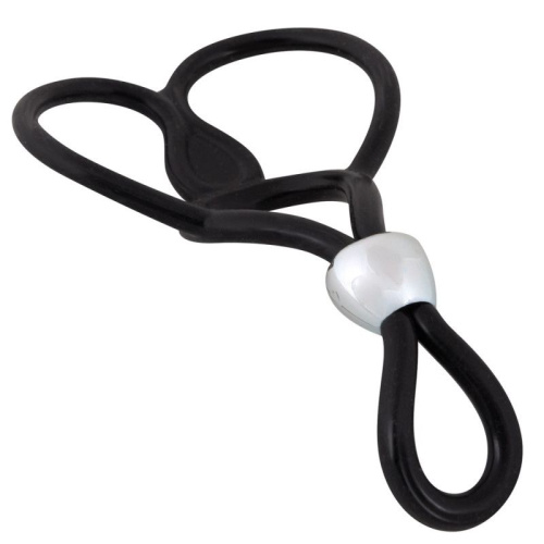 Triple Ball and Cock Ring - Эрекционная петля